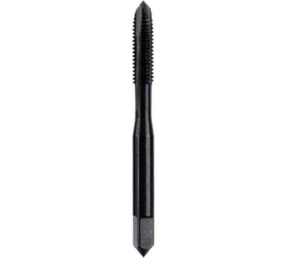 Метчик ТОЧИНТЕХ м/р М6,0x1,0 Р6М5/М2 DIN371 BLACK OXIDE, с прямой канавкой, с подточкой tn40056 1