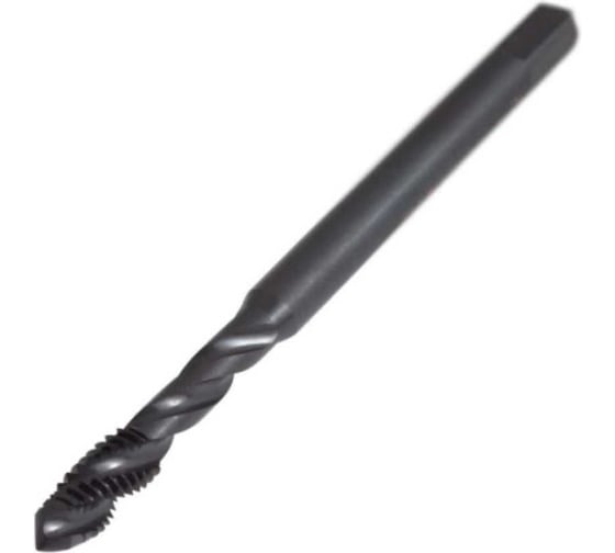 Метчик ТОЧИНТЕХ м/р М6,0x1,0 Р6М5/М2 DIN371 BLACK OXIDE, с винтовой канавкой tn40053 1