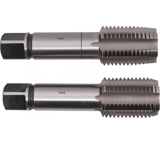 Метчик ZENION м/р М30x1,5 Р6М5 ГОСТ 3266-81 к-т 2 шт. с прох. хв. мт00210 1
