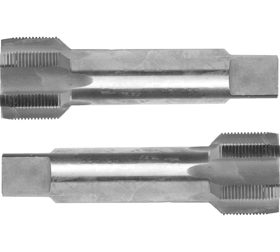 Метчик трубный ZENION м/р G1 1/2 Р6М5 ГОСТ 3266-81 к-т 2 шт. с прох. хв. мт00299 1