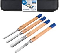 Стамески фигурные Scheppach набор 4 предмета Sch-6260(65678)