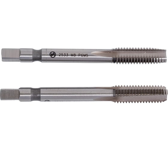 Метчик ИНСТУЛС м/р М8.0x1.25 осн., к-т, Р6М5, 5H6H, 2620-2533/2535 исп.2, ГОСТ 3266-81 1892583 1