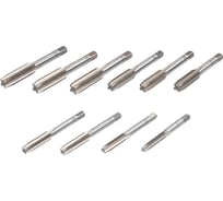 Набор метчиков метрический JBC 10 предметов (М6х1, М7х1, М8х1/1.25, М10х1/1.25/1.5, М12х1.25/1.5/1.75) JBC-C010-1T(64894)