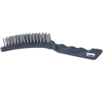 Щетка металлическая ООО ПКФ Сварком 4-х рядная 225 пласт.ручка k00018566