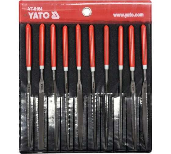 Набор надфилей YATO 160x75мм 10пр YT-6164 37146164 092 1