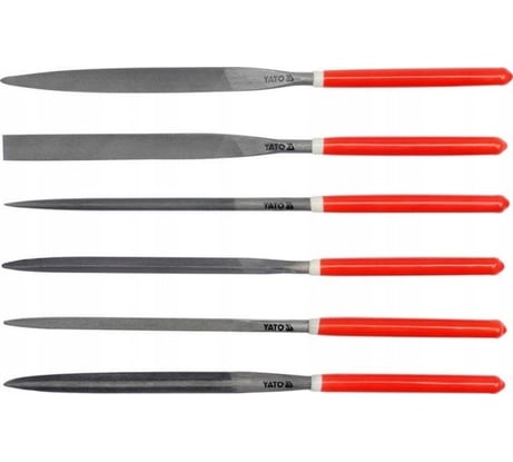 Набор надфилей YATO 180x85мм 6пр YT-6162 37146162 092 1