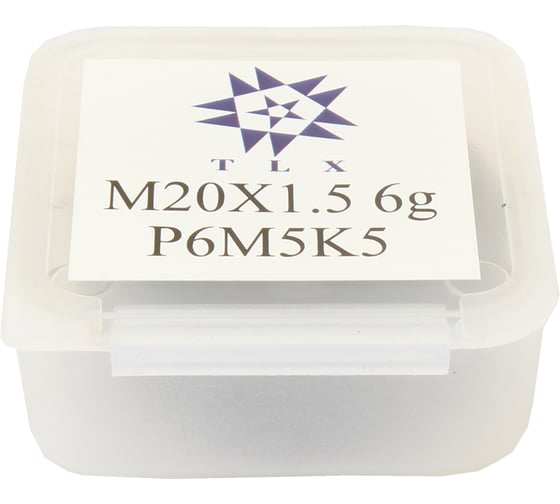 Плашка TLX М 20,0x1,5 dнар.45мм Р6М5К5 6g 75724