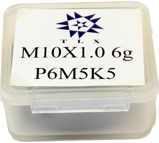 Плашка TLX М 10,0x1,0 dнар.30мм Р6М5К5 6g 75711