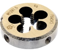 Плашка TLX М 12,0x1,5 dнар.38мм Р6М5К5 6g 75716