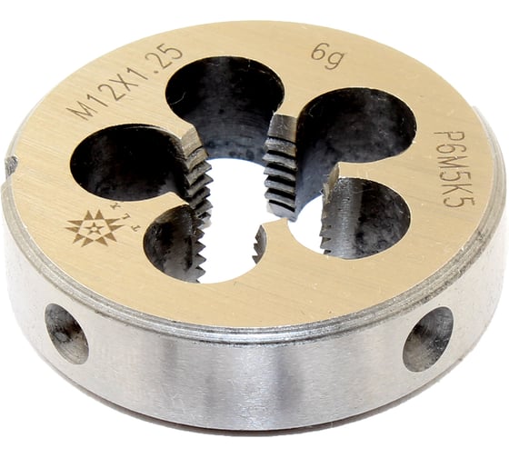 Плашка TLX М 12,0x1,25 dнар.38мм Р6М5К5 6g 75715 1