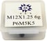 Плашка TLX М 12,0x1,25 dнар.38мм Р6М5К5 6g 75715 2