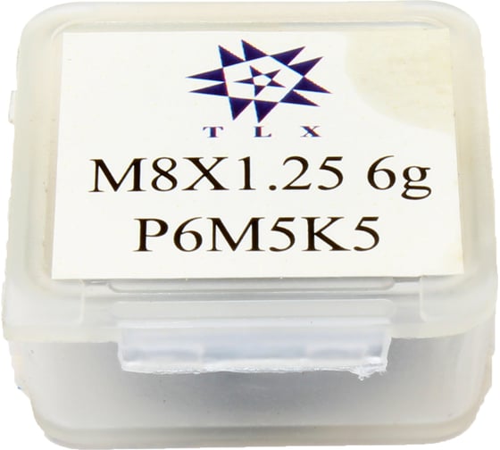 Плашка TLX М 8,0 1,25 dнар.25мм Р6М5К5 6g 75706