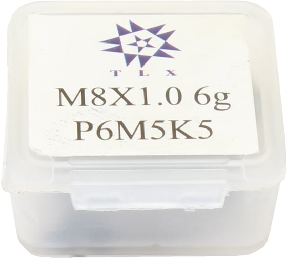 Плашка TLX М 8,0x1,0 dнар.25мм Р6М5К5 6g 75708