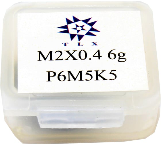 Плашка TLX М 2,0 0,4 dнар.16мм Р6М5К5 6g 75695