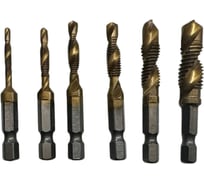 Набор укороченных метчиков Turbosky SM-1 (6шт) 646