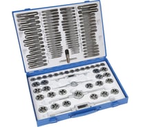 Набор метчиков и плашек 110 предметов М2-М18 метрическая резьба Car-tool CT-W0110