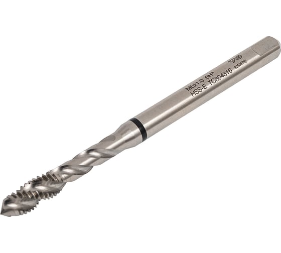 Метчик из быстрорежущей стали YG-1 COMBO HSS-E DIN371 для метрической резьбы ISO-DIN 13, M6x1.0 6H 80.0L TC804316