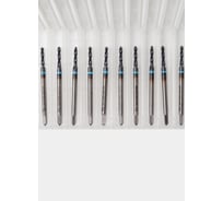 Метчик с винтовой канавкой РОСИНСТРУМЕНТ 10шт: глухой М 2,0x0,4 HSS-Со5 TiCN DIN371 76624UP