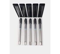 Метчик РОСИНСТРУМЕНТ 5 шт,  с прямой канавкой, сквозной М 12x1,75 HSS Co5 TiCN DIN376 76912175UP