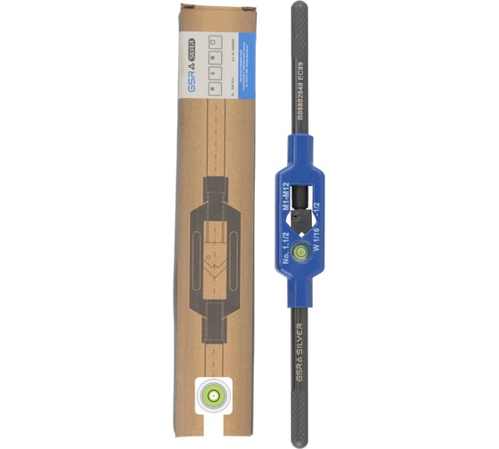 Метчикодержатель GSR N 1 1/2 стальной M1-М12 Silver с уровнем B08802040