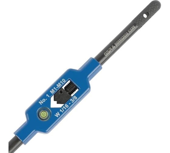 Метчикодержатель GSR N 1 1/2 стальной M1-М12 Silver с уровнем B08802040