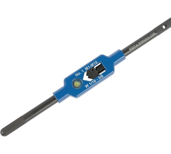 Метчикодержатель GSR N 1 стальной M1-М10 Silver с уровнем B08802030 1