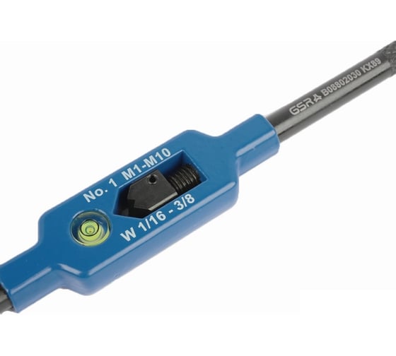 Метчикодержатель GSR N 1 стальной M1-М10 Silver с уровнем B08802030