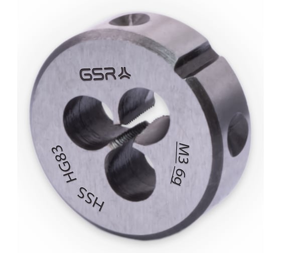 Набор плашек GSR 25х9 HSSG М3-М12 + Плашкодержатель 25х9 00708030