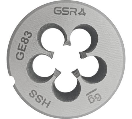 Плашка круглая GSR M18 метрическая резьба HSSG DIN EN 22568 (DIN 223) B 6g B00402280