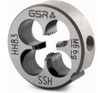 Плашка круглая GSR M6 DIN EN 22568 B HSS M6 B00402190