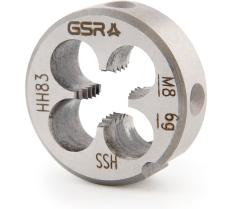Плашка круглая GSR M8 DIN EN 22568 B HSS M8 B00402210