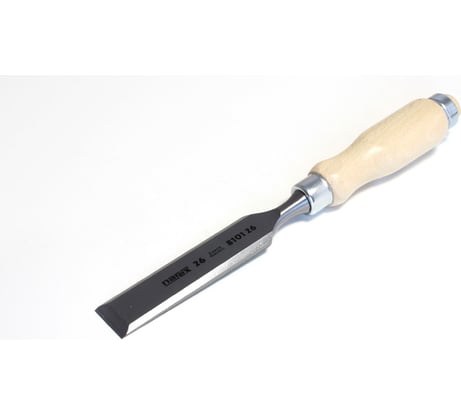Плоская стамеска Narex с деревянной светлой ручкой 26 мм 810126