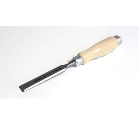 Плоская стамеска Narex с деревянной светлой ручкой 18 мм 810118