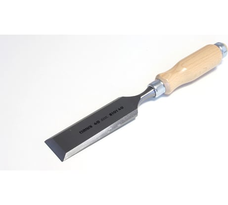 Плоская стамеска Narex с деревянной светлой ручкой 40 мм 810140