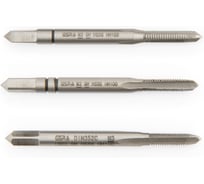 Ручные метчики GSR M3х0,5 HSSG DIN352 6H набор 3 шт для глухих и сквозных отверстий B00105130