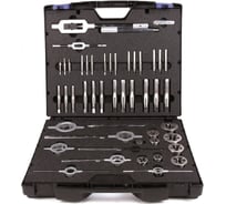 Набор ручных метчиков и плашек GSR BSW 1/4-1" HSSG 46 предметов 08333250