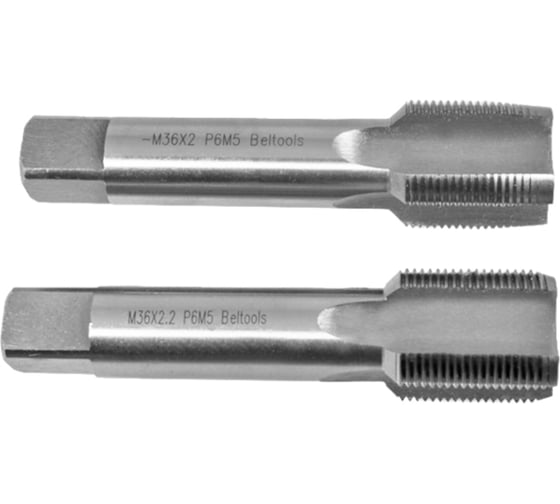 Метчик Beltools М36x2 машинно-ручной Р6М5 2шт компл. исп1 ГОСТ 3266-81 ri.114.1774