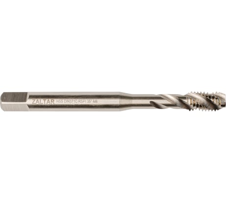 Метчик машинный ZALTAR HSS, DIN 371, Тип C (35 RSP), M8x1.25 ZA-10355