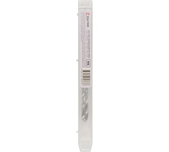 Метчик машинный ZALTAR HSS, DIN 371, Тип C (35 RSP), M5x0.8 ZA-10353