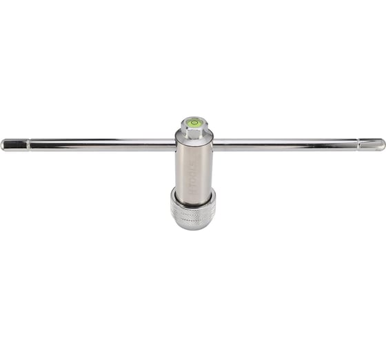 Вороток для метчиков с трещоткой H-Tools M6-M20(4,9-12мм) 118мм, с уровнем 00612140