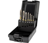 Набор метчиков машинных ZALTAR YELLOW RING HSS-E, DIN 371/376, Тип B, 7 предметов, M3 -M12 ZA-05112