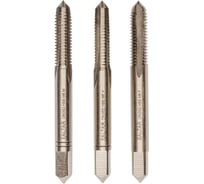Набор метчиков ручных ZALTAR HSS DIN 352, 3 пр., Nr.1/Nr.2/Nr.3, M6x1.0 ZA-10016