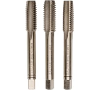 Набор метчиков ручных ZALTAR HSS DIN 352, 3 пр., Nr.1/Nr.2/Nr.3, M10x1.5 ZA-10024