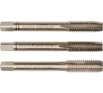 Набор метчиков ручных ZALTAR HSS DIN 352, 3 пр., Nr.1/Nr.2/Nr.3, M8x1.25 ZA-10020