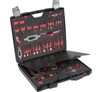 Набор резьбонарезного инструмента ZALTAR STM 55 HSS, 64 пр., M3-M4-M5-M6-M8-M10-M12-M14-M16-M18-M20-M22-M24 ZA-10724