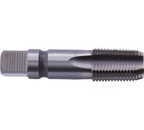 Метчик машинно-ручной Профоснастка трубный, конический, Rc 3/8, Витворта Rc, 55 HSS (Р6М5), TIN, ГОСТ 6227-80 прямой, глух/скв отв (кв a=10 мм) № 1856 ТМ 52521856
