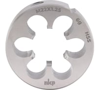 Плашка NKP М22, шаг 1.25мм, DIN EN 22568, HSS, 6g, 55x16мм 240226N