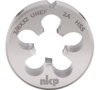 Плашка NKP UNEF 3/8 -32, DIN EN 22568, HSS, 2A, 30x11мм 248380N