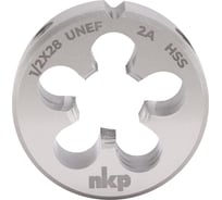 Плашка NKP UNEF 1/2 -28, DIN EN 22568, HSS, 2A, 38x10мм 248120N