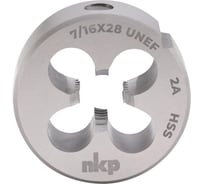Плашка NKP UNEF 7/16 -28, DIN EN 22568, HSS, 2A, 30x11мм 248716N